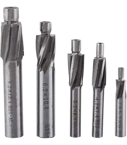 Amazon.co.jp: W-LOVNESTザグリエンドミル7本セット 4Tハイスカッター